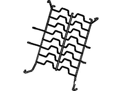 95493137 GM Support, Front Seat Back Illustration 1 of 1