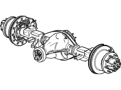 Chevy 23119771 AXLE,REAR(CODE ABF3 ABPW)