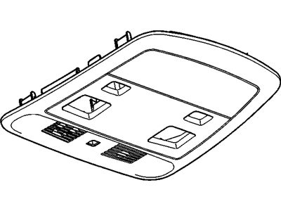 Cadillac 25970831 CONSOLE,ROOF(INCLUDES 1-8,10-14)(TITANIUM)