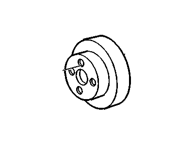 GMC Sonoma Water Pump Pulley - 10141921