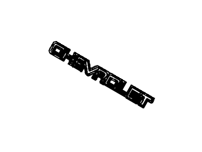 Chevy 96052814 Nameplate