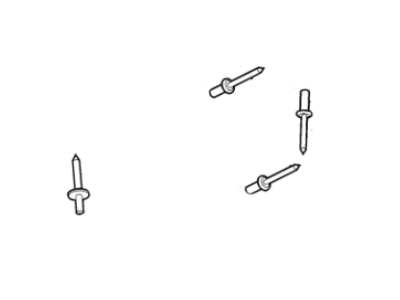 GM 11546538 Rivet, Folding Top Side Roof Rail Control Link 11546538 GM Rivet, Folding Top Side Roof Rail Control Link Illustration 1 of 1