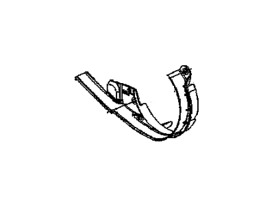 GM 24246165 Baffle, Final Drive, Front 24246165 GM Baffle, Final Drive, Front Illustration 1 of 1
