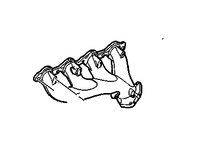 Chevy 12616286 MANIFOLD,EXHAUST(INCLUDES 603,604)(INCLUDES SHIELD,BOLTS)
