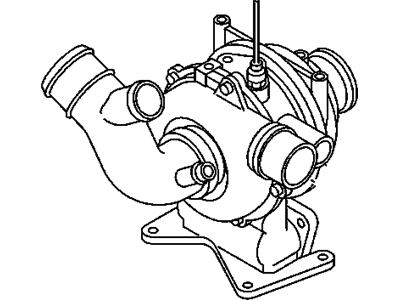 GM 19329915 Turbocharger, Turbocharger / Supercharger 19329915 GM Turbocharger, Turbocharger / Supercharger Illustration 1 of 1