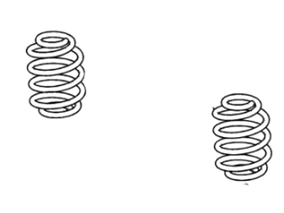 Chevy 23158164 SPRING,REAR(CODE SG3)(PART OF 1)(7.503)(SERVICEABLE COMPONENT OF MOD KIT 23158162)