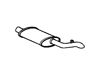 Oldsmobile Muffler - 10077049