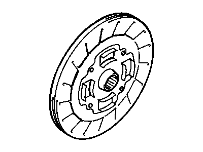 Chevy Prizm Clutch Disc - 88974436