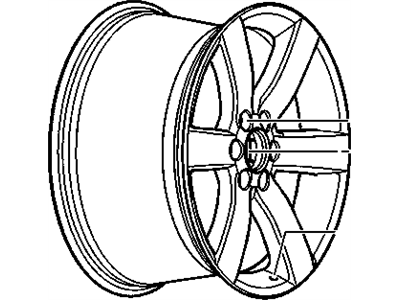 GMC 9595885 Wheel, Alloy