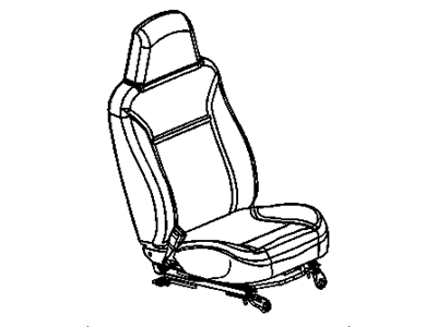 GMC 25994616 SEAT,DRIVER(INCLUDES 2-38)(EBONY)
