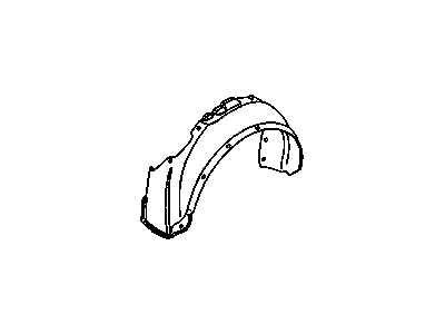 Chevy Celebrity Fender Splash Shield - 10051093