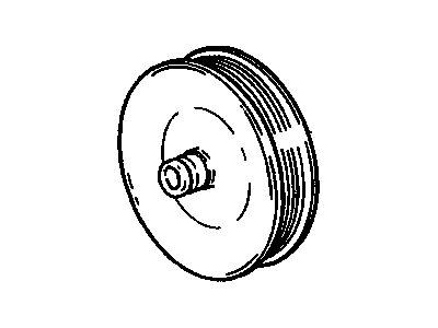 Chevy 12605677 PULLEY,P/S PUMP(PHYSICAL IDENTIFICATION CODE 4004 & 5677)