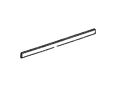GM 94857718 Body Side Molding 94857718 GM Body Side Molding Illustration 1 of 1