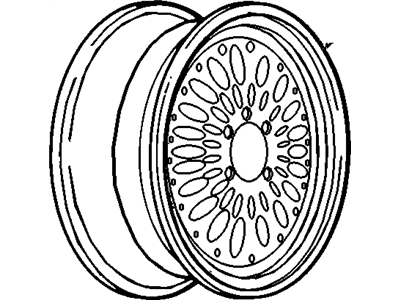 Oldsmobile 12516789 Wheel, Alloy