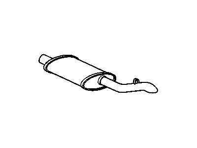 Oldsmobile Cutlass Ciera Muffler - 12528773