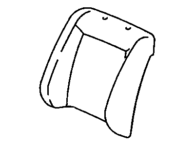 Chevy 16815017 Seat Back Cover