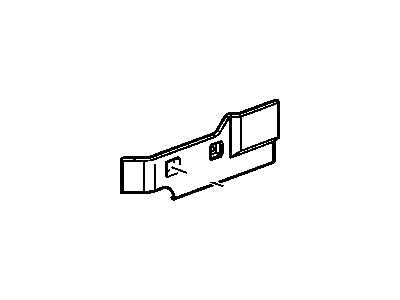 GM 15045202 Shield, Transmission Mounting Support 15045202 GM Shield, Transmission Mounting Support Illustration 1 of 1