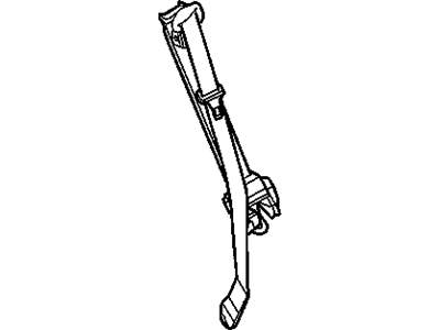 Chevy 12383543 Seat Belt Assembly
