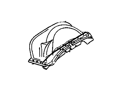 GMC K1500 Fender Splash Shield - 14032786