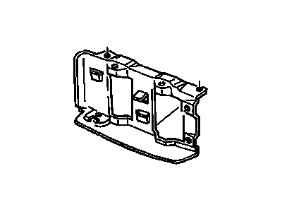 GM 25601103 Mount Panel, Passenger Side 25601103 GM Mount Panel, Passenger Side Illustration 1 of 1