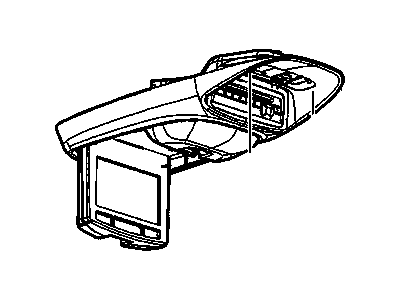 Cadillac 15233651 DISPLAY,VIDEO (W/VIDEO PLAYER)(PEWTER)