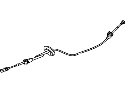 Saturn 23237999 CABLE,AUTOMATIC TRANSMISSION RANGE SELECTOR LEVER(WHEN REPLACE PUSH IN TYPE W/SLIDE IN TYPE MUST USE NEW BRACKET 25907374)
