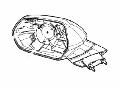 Chevy 84639836 MIRROR,OUTSIDE REAR VIEW(INCLUDES 2,3,5-9)(PAINT TO MATCH)