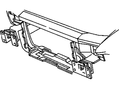 GM 10165786 Mount Bracket, Passenger Side 10165786 GM Mount Bracket, Passenger Side Illustration 1 of 1