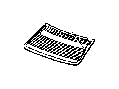 Chevy 20596847 Back Glass
