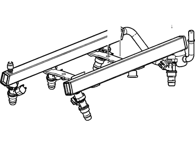 Chevy 12587074 Fuel Rail