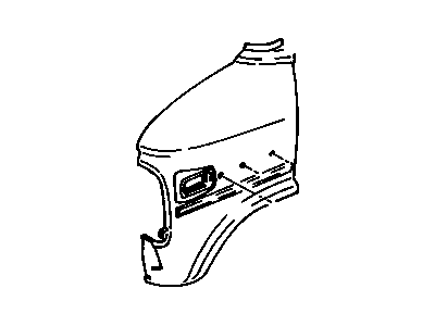 Chevy G10 Fender - 15995033