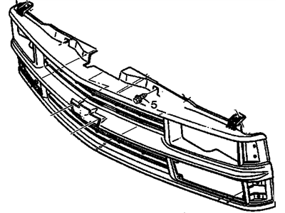Cadillac 12474498 Grille