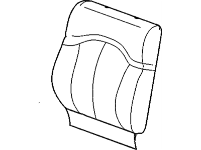 GM 88936586 Cover, Am7 - Rear Folding Seat Back (Excl "D" Trim) 88936586 GM Cover, Am7 - Rear Folding Seat Back (Excl "D" Trim) Illustration 1 of 1