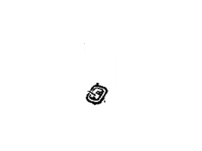 Cadillac 19177894 BEZEL,SEAT ADJUSTER SWITCH(PART OF 1)