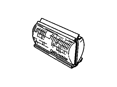 Oldsmobile 16515651 Lens & Housing