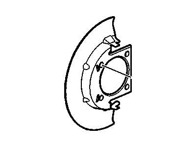 Chevy 23432226 Backing Plate