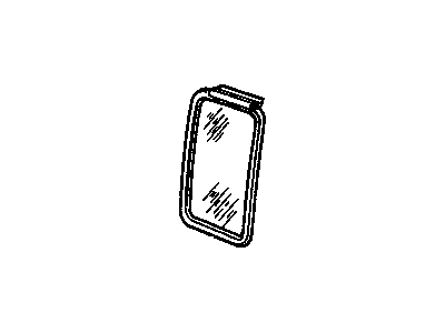 GM 15590509 Fixed Glass, Rear 15590509 GM Fixed Glass, Rear Illustration 1 of 1