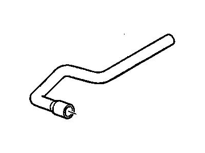 GM 98004176 Hose, Heater 98004176 GM Hose, Heater Illustration 1 of 1