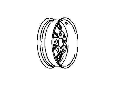 GMC S15 Jimmy Spare Wheel - 14077046