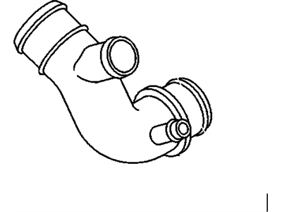 GM 98011736 Duct, Turbocharger / Supercharger 98011736 GM Duct, Turbocharger / Supercharger Illustration 1 of 1