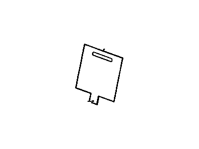 GM 15256488 Panel, Front Seat Lumbar, Driver Side 15256488 GM Panel, Front Seat Lumbar, Driver Side Illustration 1 of 1