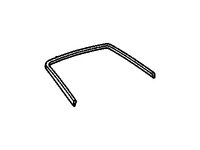 GM 22569312 Reveal Molding, Black 22569312 GM Reveal Molding, Black Illustration 1 of 1