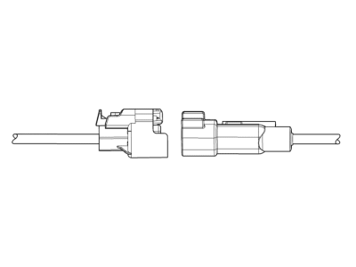 Chevy 13505903 CONNECTOR,WIRING HARNESS(STEERING WHEEL ANGLE SENSOR MODULE)(BLACK)(6-WAY FEMALE)(W/LEADS)(6.624)(SIDE ELECTRIC CODE: B219)