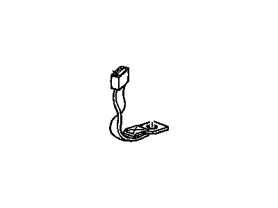 12384043 GM Lap Belt, Rear Illustration 1 of 1
