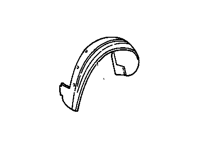 Pontiac Firebird Fender Splash Shield - 10179115
