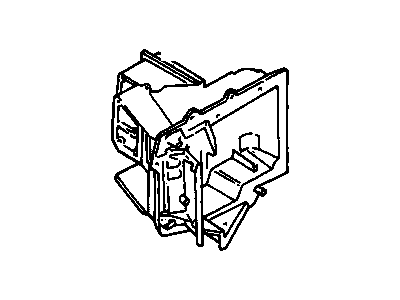 Cadillac 52456174 A/C & Heater Case