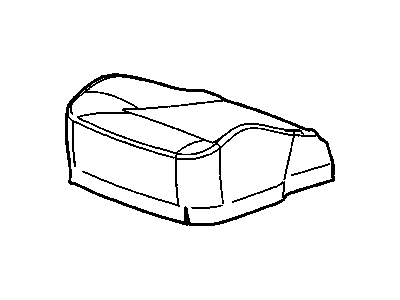 Chevy 25822734 COVER,DRIVER SEAT CUSHION(GRAY)