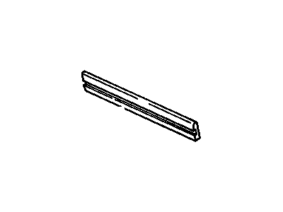 GM 22594708 Body Side Molding, Front Passenger Side 22594708 GM Body Side Molding, Front Passenger Side Illustration 1 of 1