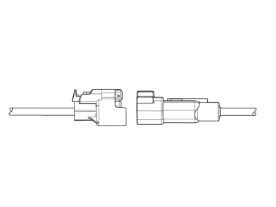 Cadillac 19367561 CONNECTOR KIT,CHASSIS WIRING HARNESS(ASSIST STEP HARNESS TO CHASSIS HARNESS)(GRAY)(2.5MM2)(8-WAY MALE)(W/LEADS)(SIDE ELECTRIC CODE: X327)