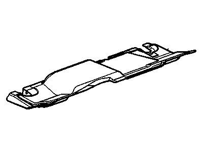 22817858 GM Insulator, Rear Compartment Floor/Access Illustration 1 of 1